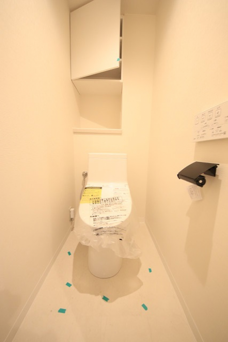 温水機能付きトイレ