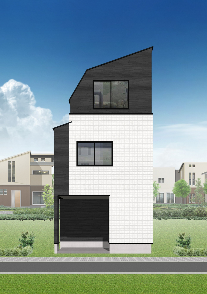 （B号棟）外観完成イメージ